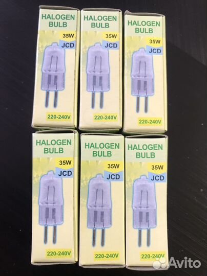 Лампочки галогеновые 35w и 20w