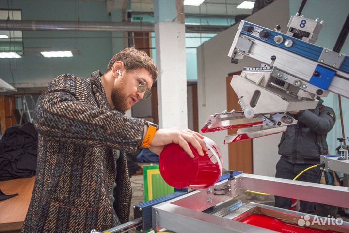 Печать шелкография на футболках