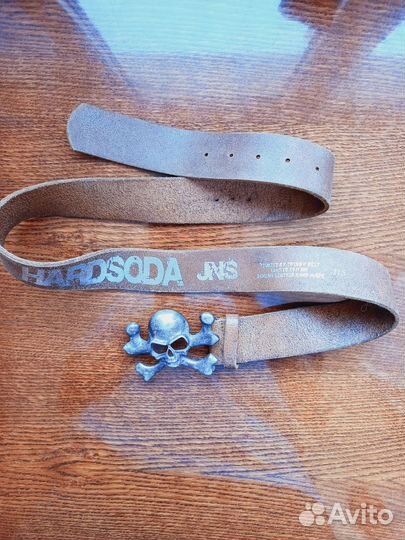 Мужской кожаный ремень