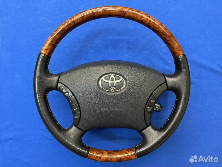 Руль с косточкой под дерево Toyota Lexus