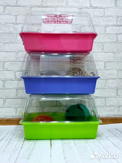 Клетка-террариум для хомячка (новый)