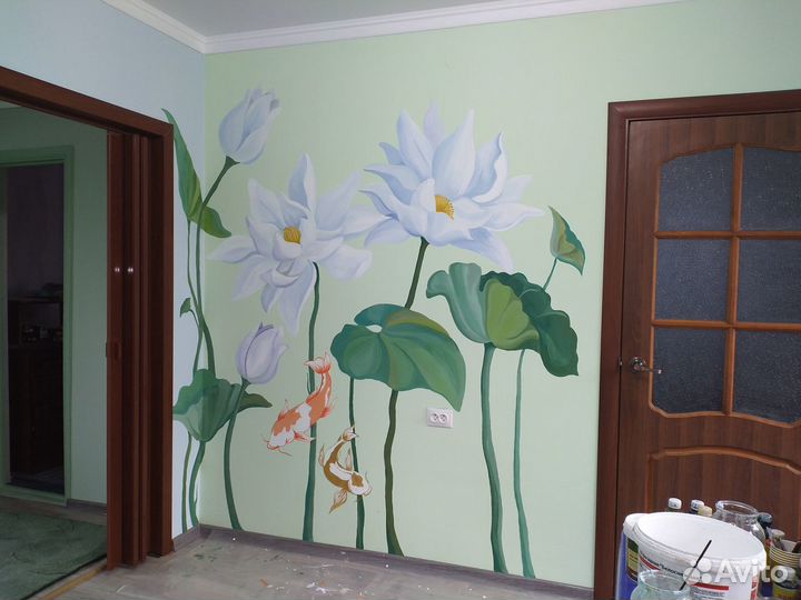 Роспись на стенах