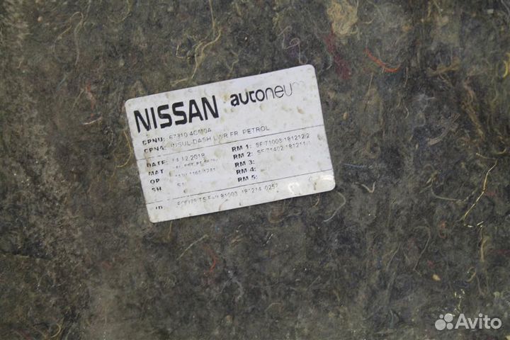 Шумоизоляция Nissan Qashqai J11