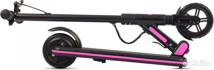 Электросамокат horh lazy (2023) черно-розовый Lip1