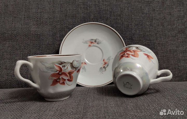 Сервиз кофейный с перламутром