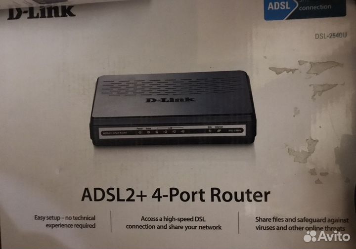 Модем adsl D-Link DSL-2540U