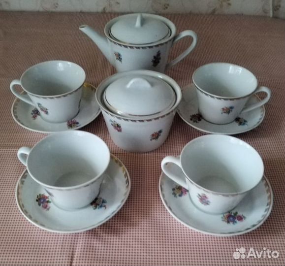 Чайный сервиз песочное