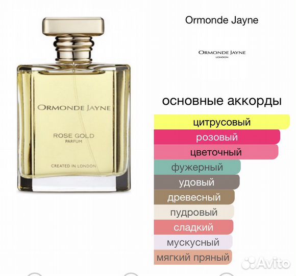 Rose Gold Ormonde Jayne Ормонде Джейн