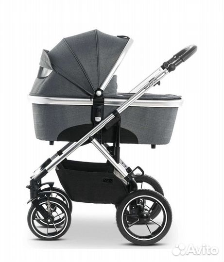 Коляска moon nuova 2в1 Anthrazit Structure