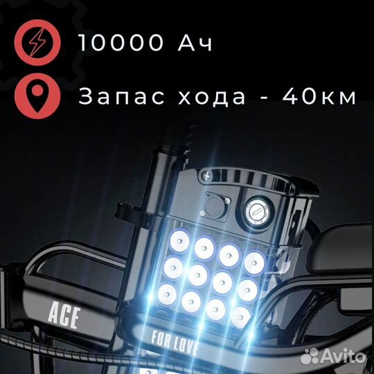 Складной электровелосипед новый Shuailing 400Вт