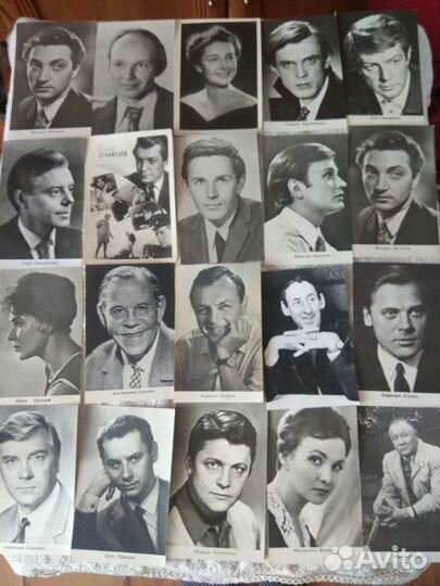 Фотографии открытки актёров СССР