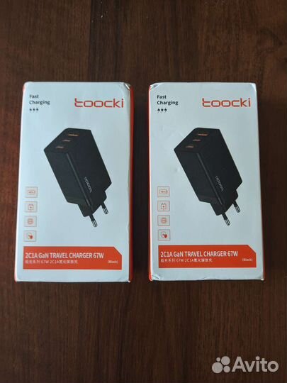 Зарядный блок Toocki GaN 67W