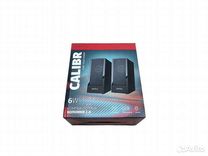 Колонки Perfeo calibr 2*3 USB Black