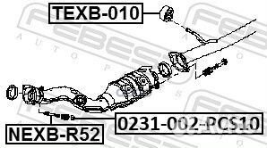 Гайка 0231002PCS10 Febest