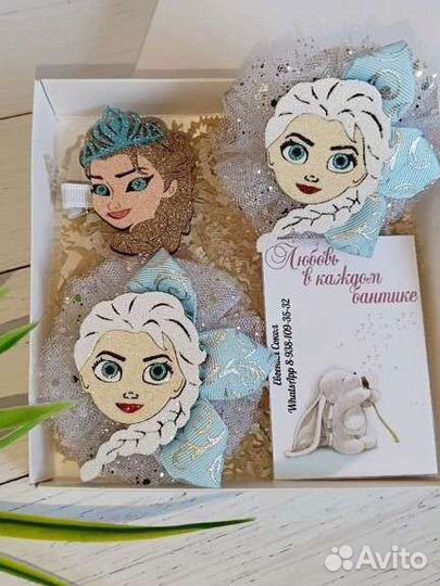 Набор для девочки. Бантики. Холодное сердце