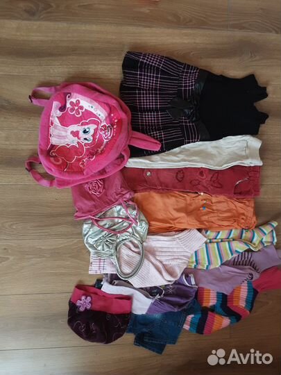 Одежда для девочки пакетом для 2-4 лет