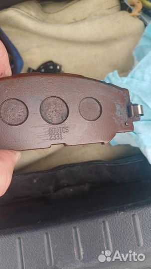 Колодки тормозные передние toyota контрактные