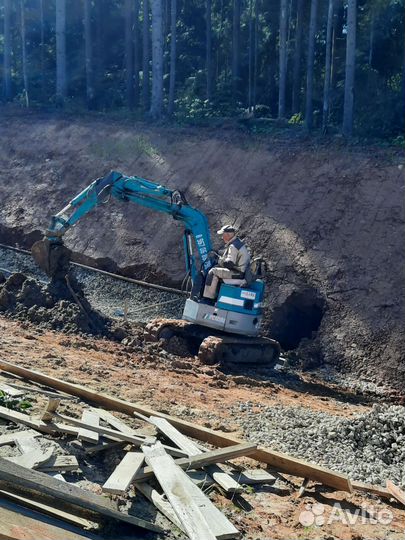 Услуги миниэкскаватора