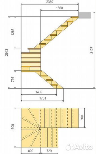 Проектирование лестниц, чертежи и 3D проекты