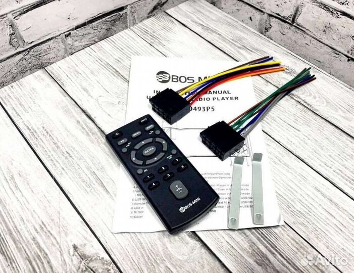 Авто магнитола D 493 USB Bluetooth AUX новая