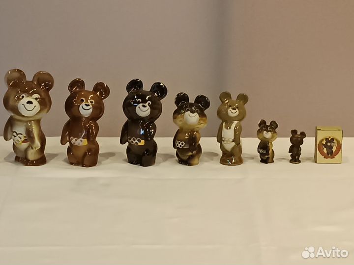 Мишки Олимпиада М-80г СССР-одним лотом