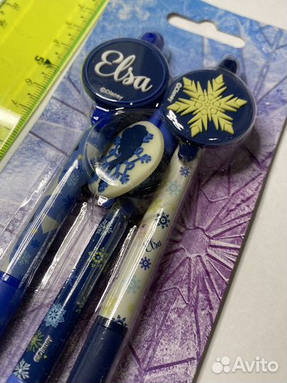 Ручки шариковые Эльза Холодное сердце