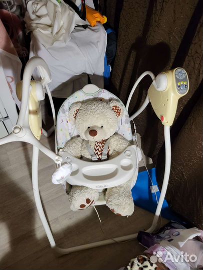 Детские электронные качели graco