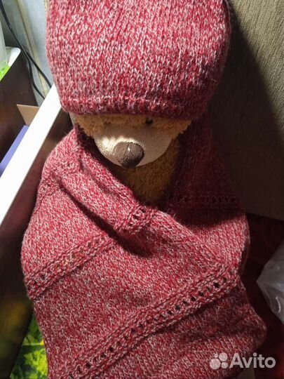 Комплект шапка и снуд