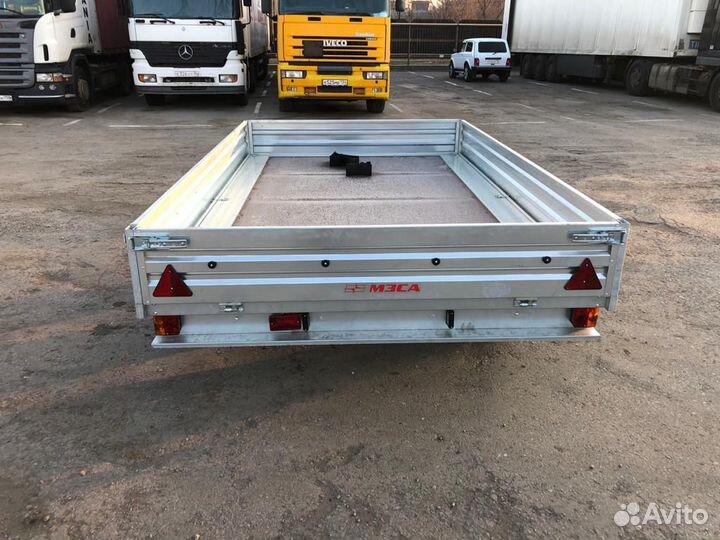 Прицеп двухосный мзса 817738.001 кузов 3*1,85 м