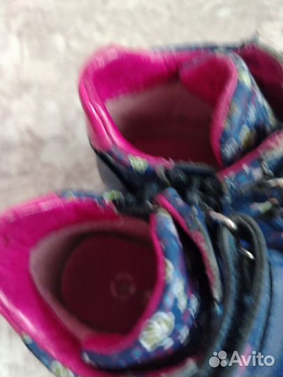 Ботинки весна для девочки 21 размер
