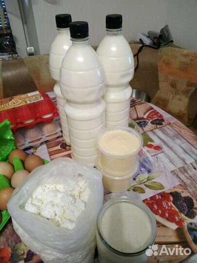 Молоко коровье домашнее