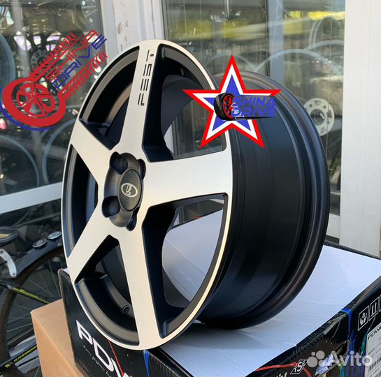 Диски LADA Largus R16 4x100 Black pol matt