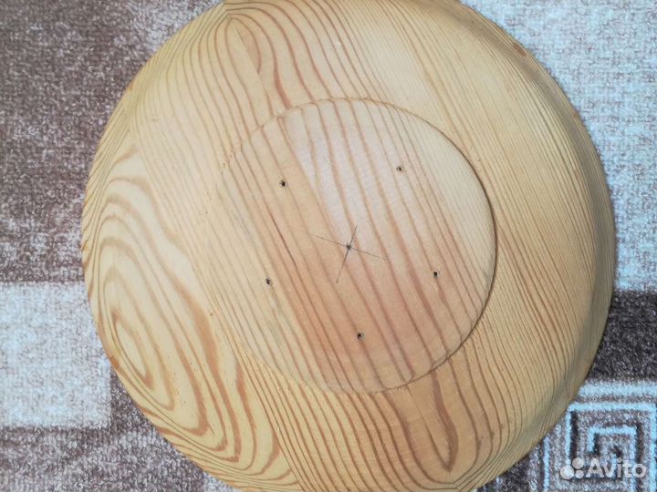 Деревянная тарелка для творчества