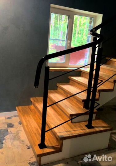 Лестница прямая под ключ