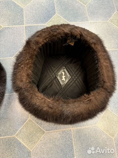 Норковая шапка мужская