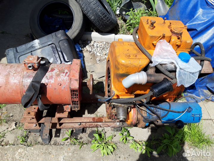 Электростанция дизель листер с баржи