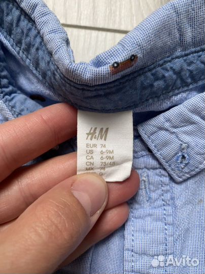 Рубашки детские H&M 74