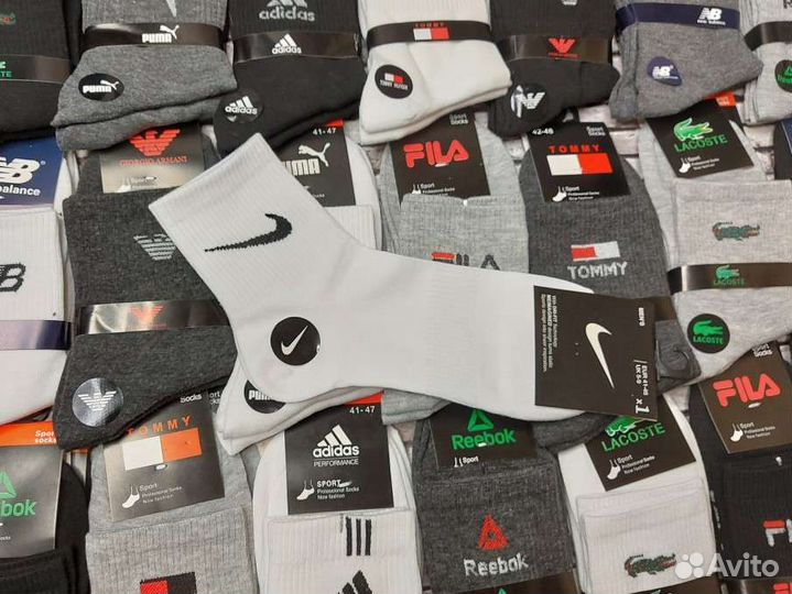 Носки Nike Adidas Puma Reebok