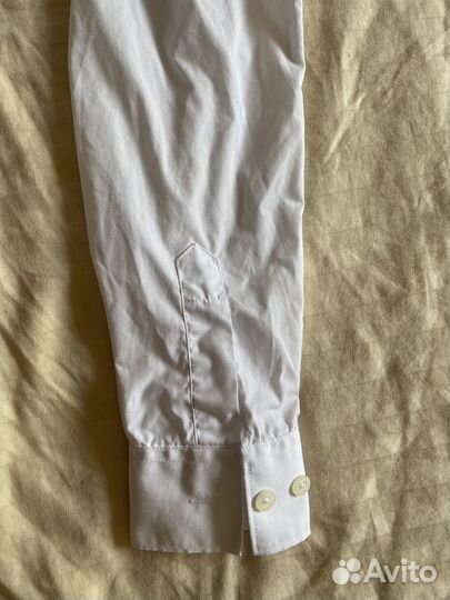 Рубашка для мальчика белая 152