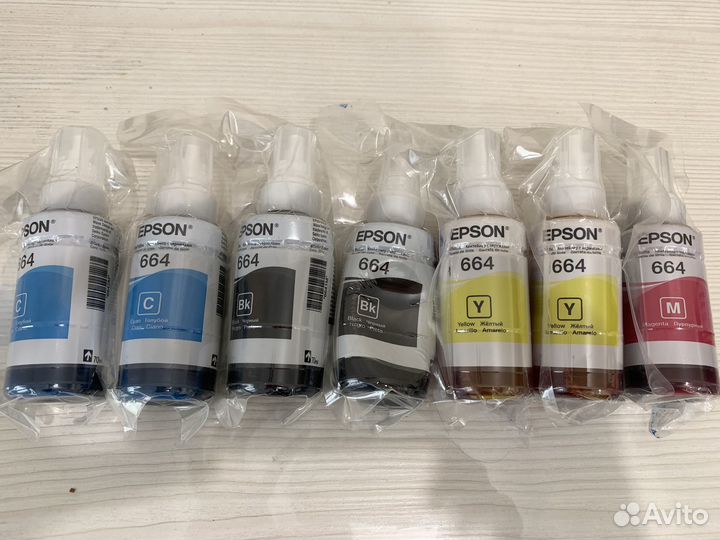 Оригинальные чернила для epson