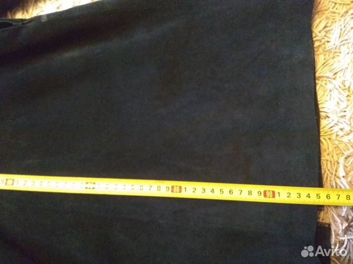 Пальто из натуральной замши