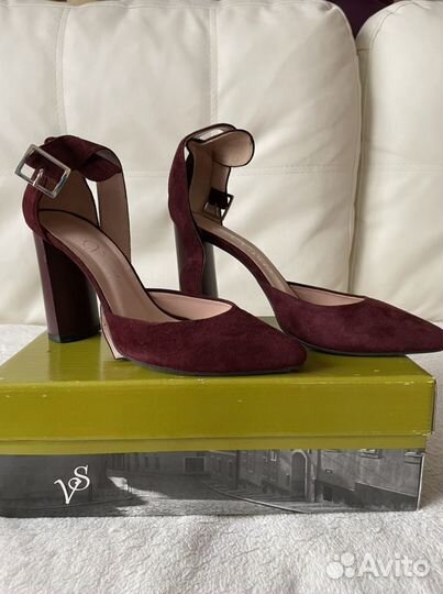 Туфли босоножки натуральная замша