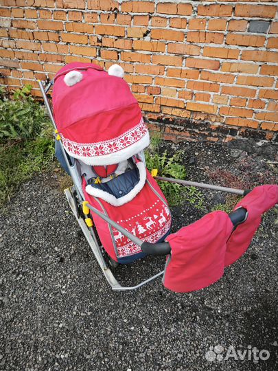 Санки-коляска Ника 7-2б