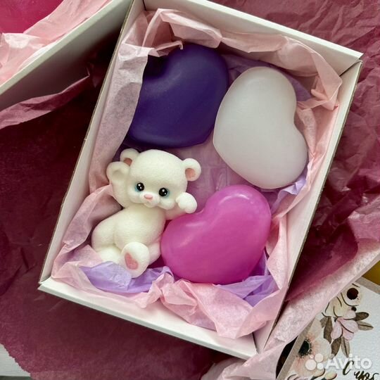 Подарки к 14 февраля и 8 марта мыло ручной работы