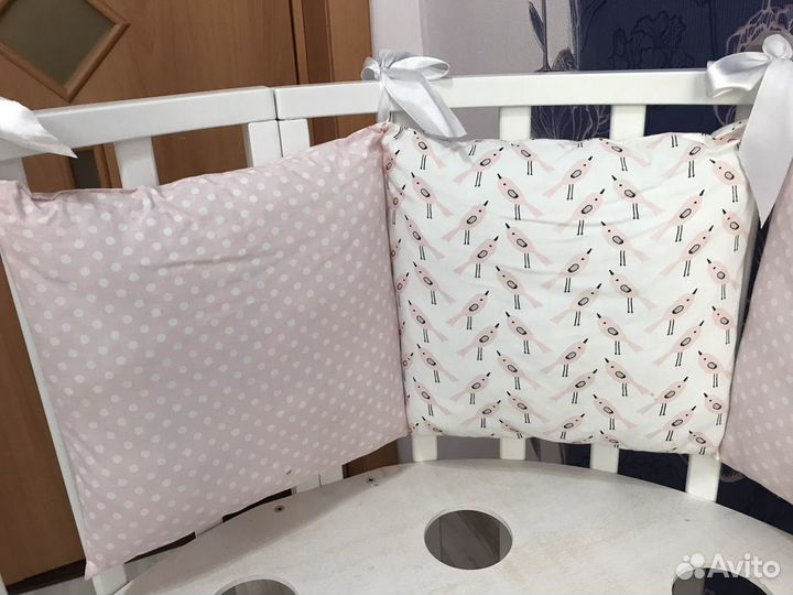 Бортики в детскую кроватку