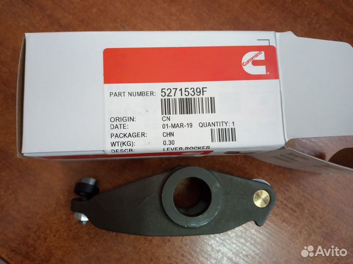 Коромысло выпуск. клапана 5271539 Cummins ISF2.8