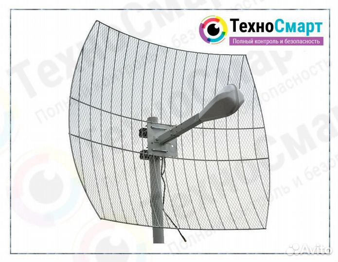 Параболическая 3G/WiFi/4G mimo антенна 27дБ F-male