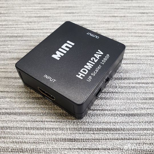 Конвертер hdmi на AV + аудио для монитора, PS3, PC