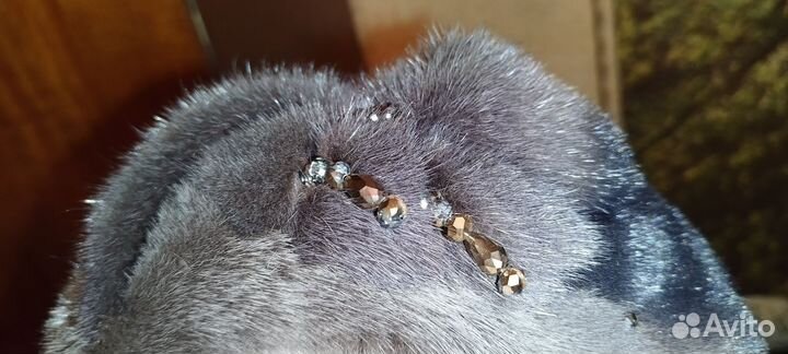 Шапка женская зимняя норковая