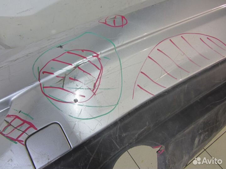 Бампер задний Рено Fluence